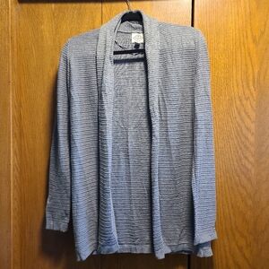 Medium St. Johns Bay Gray Open Front Cardigan